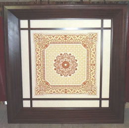 センターピース洋風　C-401ローズ色　1240×1240