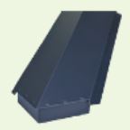 コロニアル用役物ガルバリウム　隅巴　1本当り(送料別途)